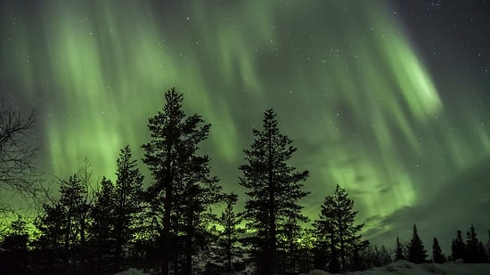 Волшебный танец северного сияния