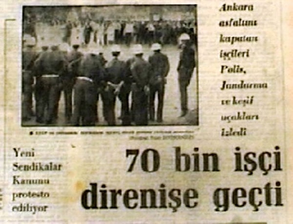 19. Türkiye tarihindeki en büyük işçi eylemlerinden olan, ardından sıkıyönetim ilan edilen 15 16 Haziran Eylemleri hangi şehirde başlamıştır?