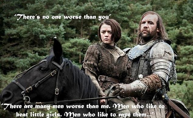 13. And what's to say about this one? Was he thinking of some certain man, as Arya said that?