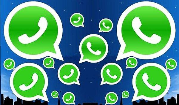 Whatsapp'ta 20 milyon 800 bin mesaj atılıyor.