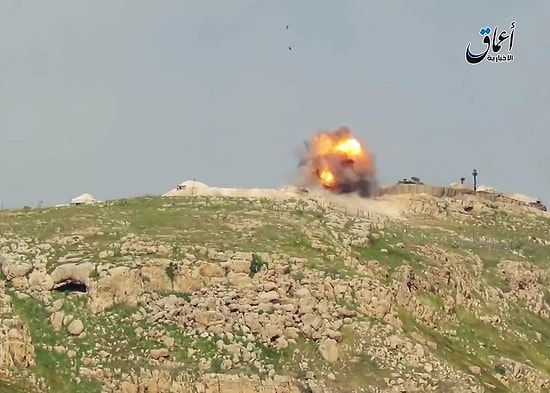 IŞİD Başika'da Türk Tankını Vurdu