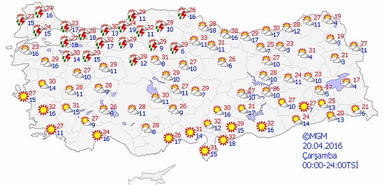 Dikkat! Meteoroloji'den Kuvvetli Yağış ve Fırtına Uyarısı