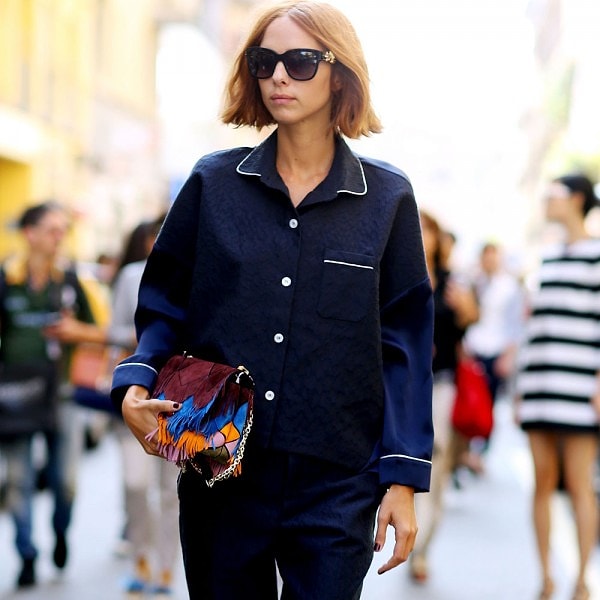 5. Выпустили специальные красивые пижамы из шелка и атласа.