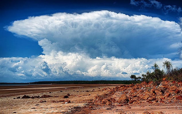2. Scientists are still trying to figure out what these thunderclouds mean, and why they're there every afternoon from September to March.