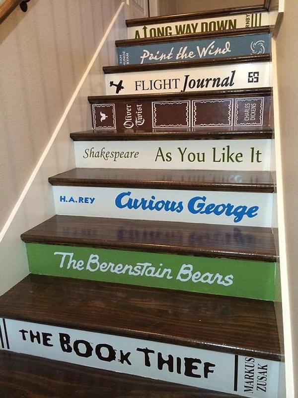 9. Klasik kitap merdiven çıkartmaları
