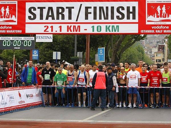 Vodafone Yarı Maratonu nedeniyle kapalı olacak yollar