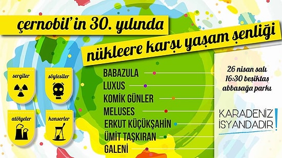 Çernobil’in 30. Yılında Nükleere Karşı Yaşam Şenliği