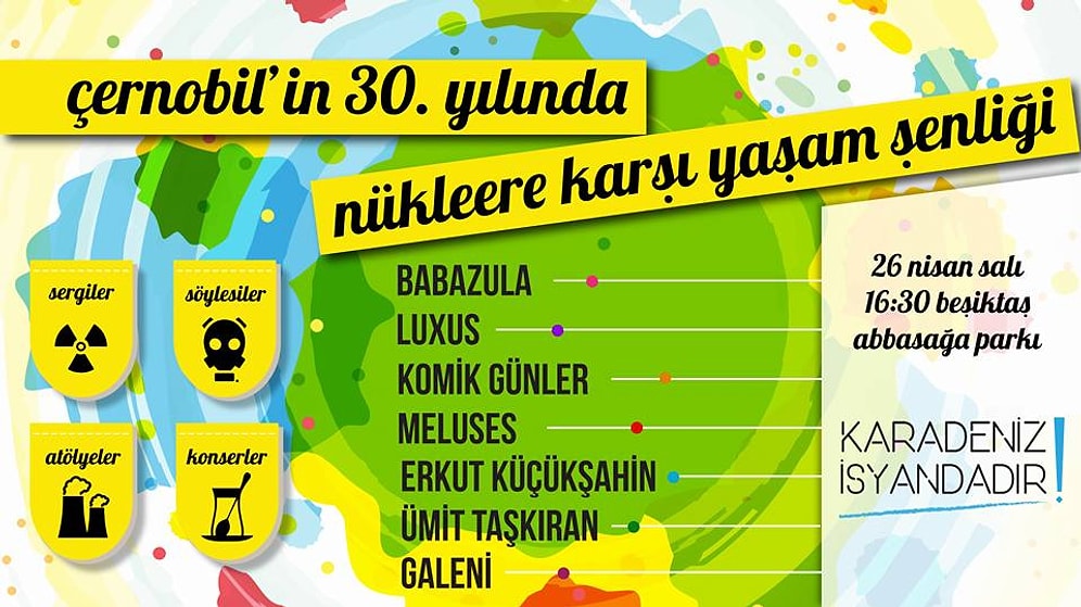 Çernobil’in 30. Yılında Nükleere Karşı Yaşam Şenliği