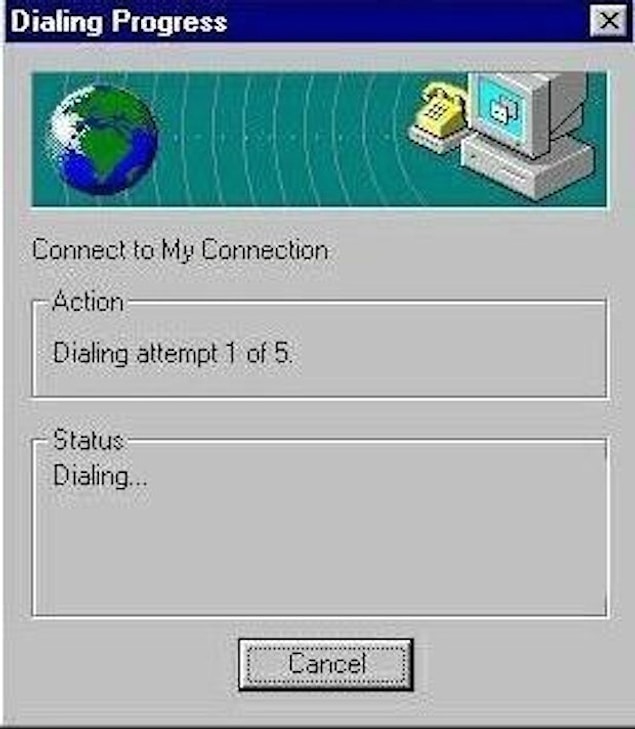 15. Of course, the first connection to the internet. You felt like you were stepping onto the moon.