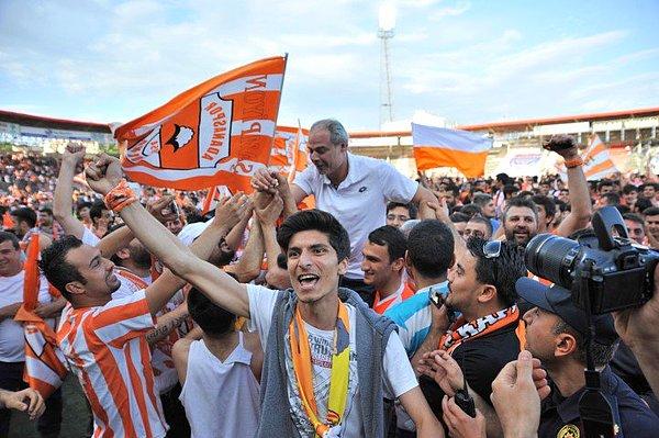 Adanaspor, tarihinde 5. kez Süper Lig'e yükselme başarısı gösterdi