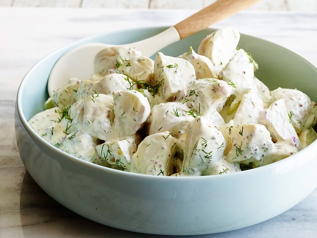 9. Patates+Mayonez+Kırmızı Soğan+Dereotu+Kapari
