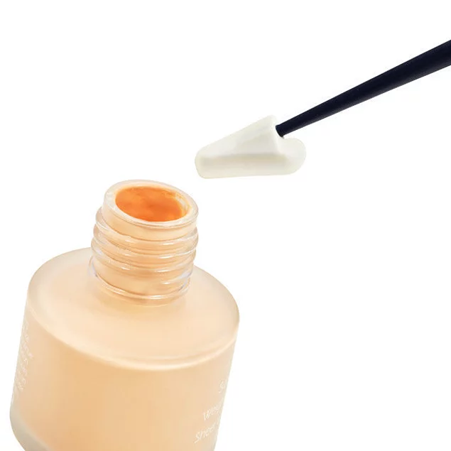 To get the best out of your bronzer or foundation use a cotton swab to reach the last drop of your product.