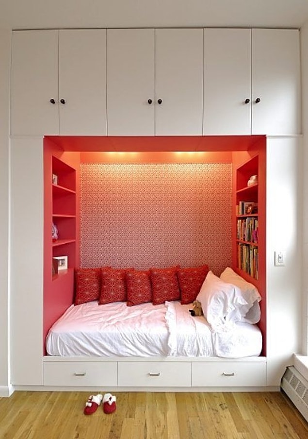 23. Just reach up, pick your book and fall asleep in the dream land...