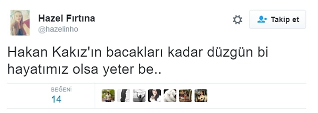 İnsanlar Kakız'ın bacaklarını artık bir "mükemmelik seviyesi" olarak görüyor.