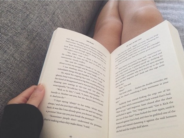 1. You always say "One more chapter, and then I will sleep."