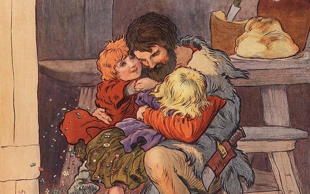 7. Hansel and Gretel (and their dad)