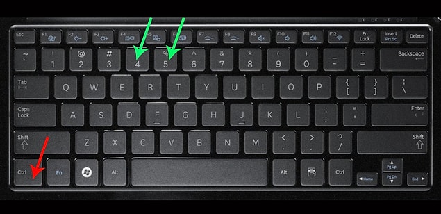 4. Ctrl + 4 ve 5 ---> Altını ya da üstünü çiz.