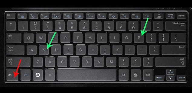 16. Ctrl + S ve P ---> Kaydet ya da yazdır.