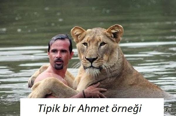3. Ahmet cesurdur.
