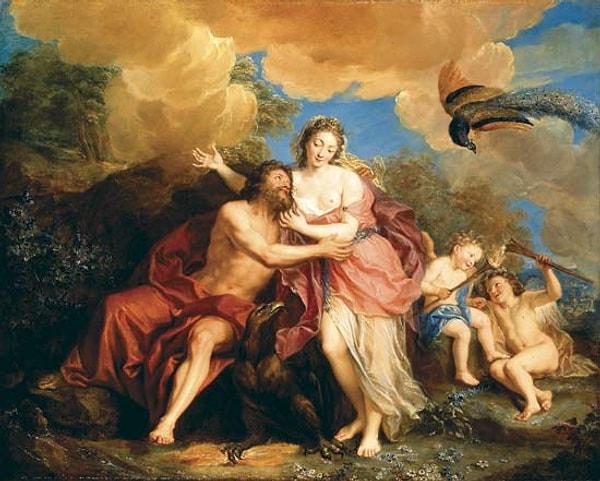 2. Bir rivayete göre de Tanrıça Hera, Zeus’un yardımı olmadan bir çocuk doğurmak istemiş, yeryüzünde bir çiçekten gebe kalarak Ares’i doğurmuştur.