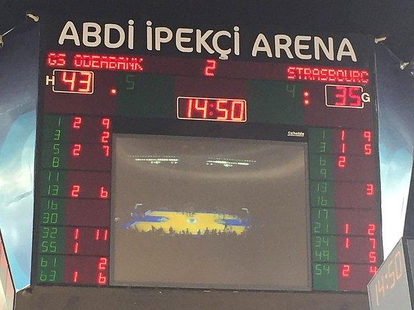 İlk Yarı | Galatasaray 43-35 Strasbourg