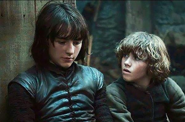 9. Bran ve Rickon Stark