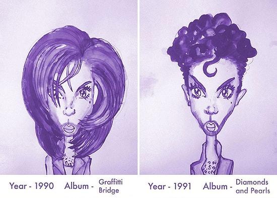 Efsanevi Sanatçı Prince'in 36 Yıl İçinde Kullandığı 36 Farklı Saç Modeli