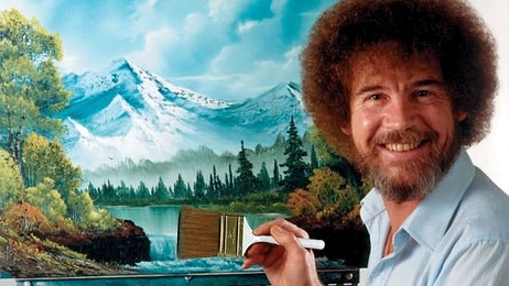 Bob Ross'a Özenip Şuraya Küçük Mutlu Bir Ağaç Çizeyim Derken Ressam Olan Kadınla Tanışın