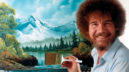 Bob Ross'a Özenip Şuraya Küçük Mutlu Bir Ağaç Çizeyim Derken Ressam Olan Kadınla Tanışın