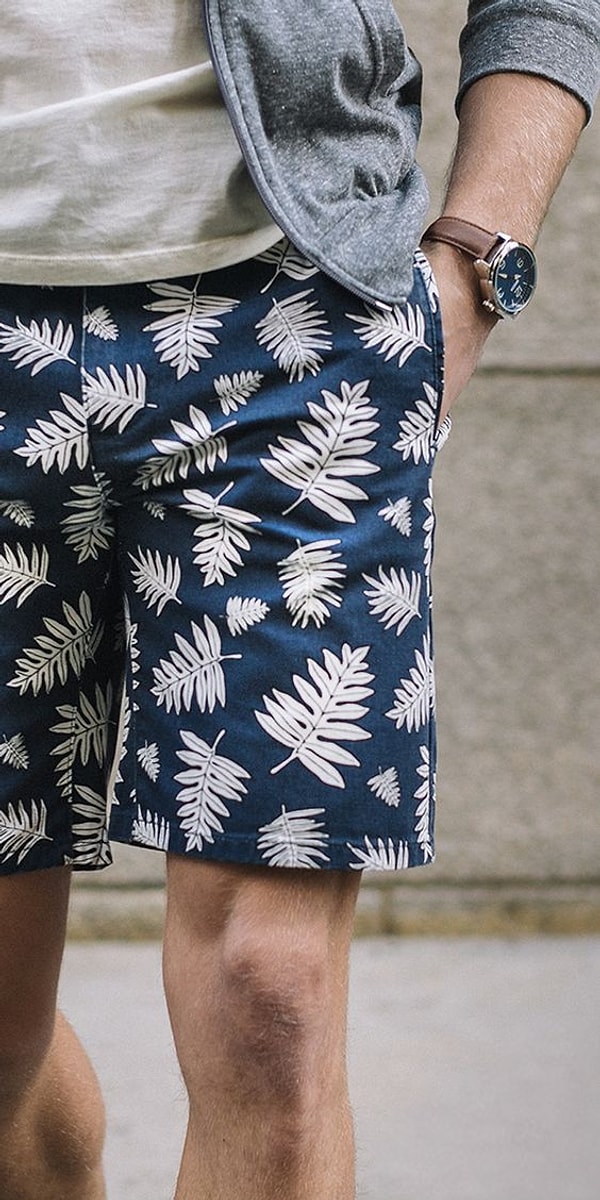 12. Шорты, по цвету подходящие к часам. Браво, глаз-алмаз!