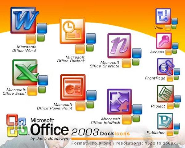 7. Microsoft Office 2003 henüz piyasaya sürülmemişti.
