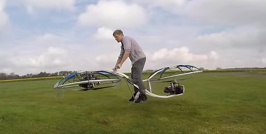 Çılgın Mühendis Colin Furze'den Ayakları Yerden Kesen Alet: Hoverbike