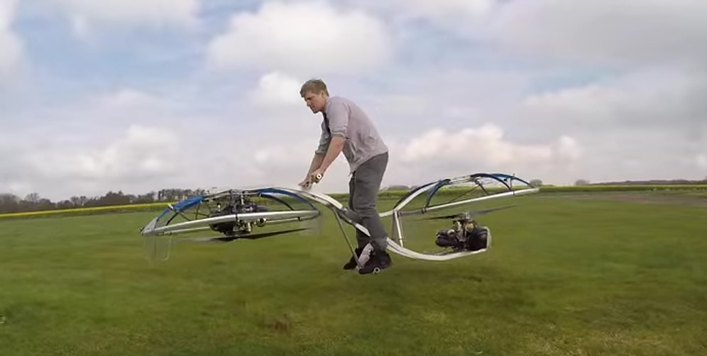 Çılgın Mühendis Colin Furze'den Ayakları Yerden Kesen Alet: Hoverbike