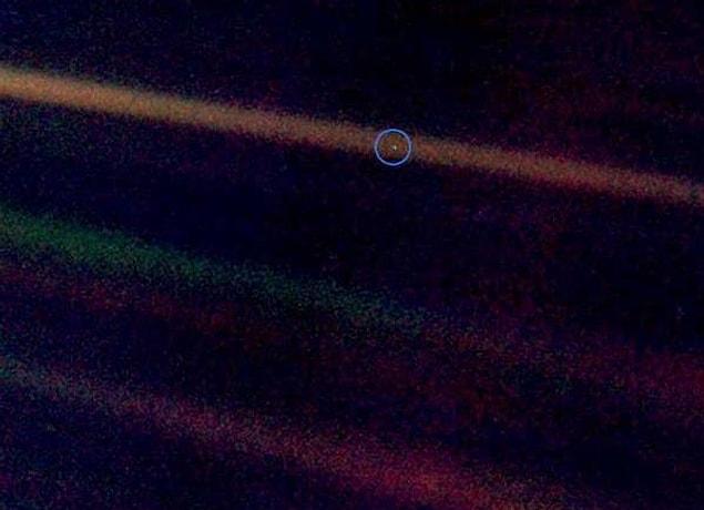 16. Think about the Pale Blue Dot from Voyager 1. This is how big Earth is...And now, think how big your problems can actually be!