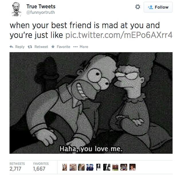 7. The effort to make up when you two have had a fight...