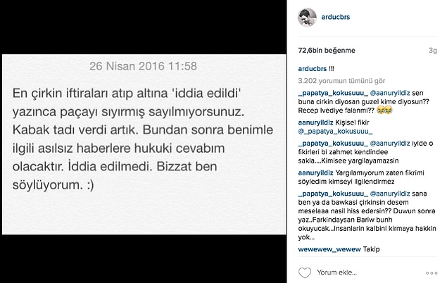 Arduç, iddiaları kesin bir dille yalanladı!