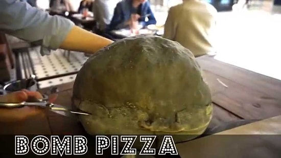 Bomba Gibi Pizza: Daha Önce Böyle Bir Pizza Yapımı Görmediğinize Eminiz!