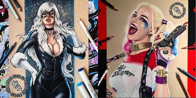 Harley Quinn, Deadpool ve Dahası: Popüler Karakterlerin Çizgiye Aktarıldığı 20 Çalışma