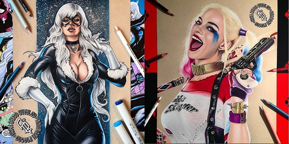 Harley Quinn, Deadpool ve Dahası: Popüler Karakterlerin Çizgiye Aktarıldığı 20 Çalışma