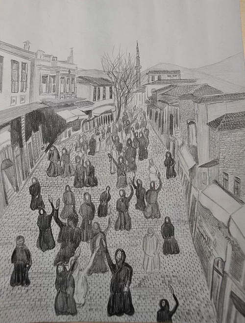 Tarihte bilinen ilk kadın eylemini İzmirli kadınlar gerçekleştirdi.
