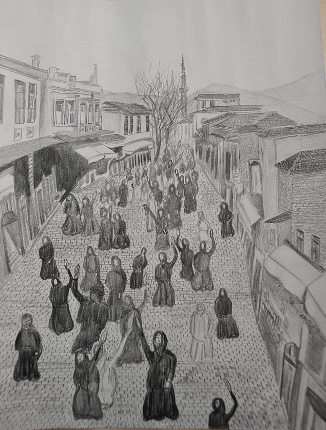1. Tarihte bilinen ilk kadın eylemini İzmirli kadınlar gerçekleştirdi.