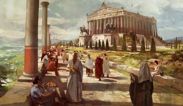 6. Artemis Tapınağı ise yağmalamalar sonucu yok oldu.