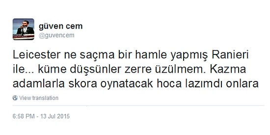 Sezon Başında Yaptığı Leicester City Yorumu Uzak Farkla Auta Çıkan 19 Türk Futbolsever