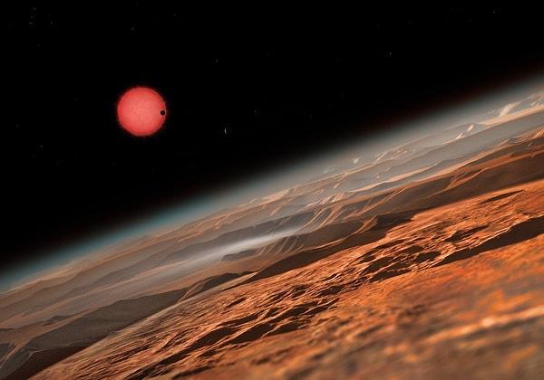 "Şimdiye kadar, ultra-soğuk cüce yıldızların yörüngesinde bu tür "kırmızı dünyaların" bulunması tamamen teorikti"