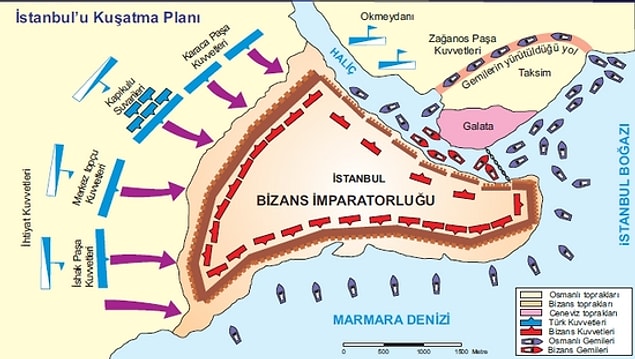 Kuşatma tam olarak görseldeki bölgede gerçekleşti.