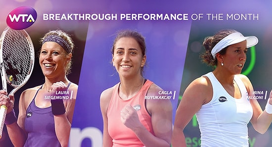 Çağla Büyükakçay, WTA'nın 'En İyi Çıkış Yapan Tenisçi' Listesinde