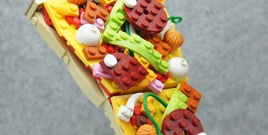 Вкусный LEGO-арт от японского художника