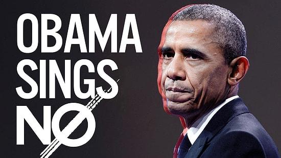 Obama'ya Demeçlerinden Meghan Trainor'ın 'No' Şarkısını Söylettiler