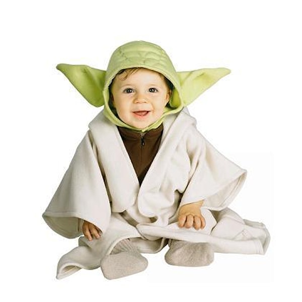 15. Детские костюмы Леи и Йоды