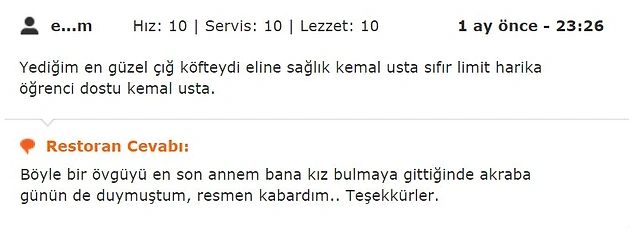 Ankara Online Yemek Siparisi Paket Servis Yemek Sepeti